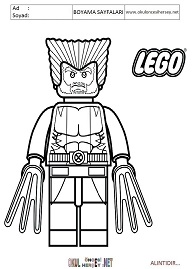 lego-süper-kahramanlar boyama sayfaları